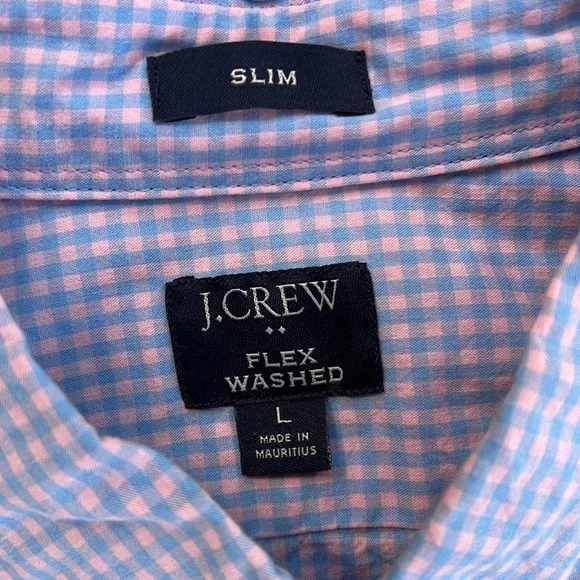 J. Crew men’s L slim flex washed casual button-down shirt EUC - Picture 2 of 6